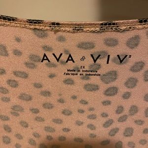 Very classy wrap dress. Leopard Print!